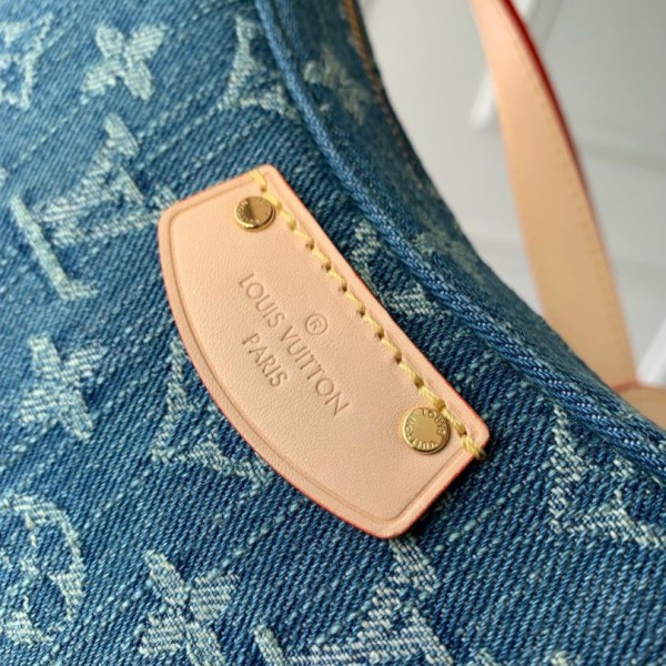 Louis Vuitton Croissant MM Replica Borsa LV M46856 Monogram Denim