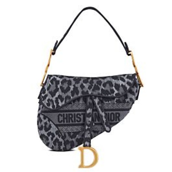 Replica Borsa da sella Christian Dior grigia Imitazioni Outlet Online Italia