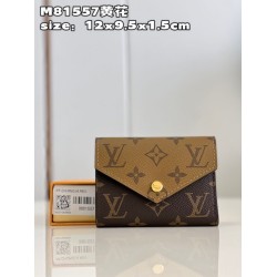 Replica Louis Vuitton Clemence Wallet In Monogram Reverse Canvas M82336