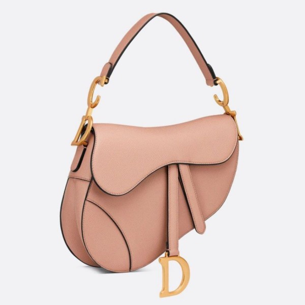 Replica Borsa da sella Dior In pelle di vitello granata Blush Imitazioni Outlet Online
