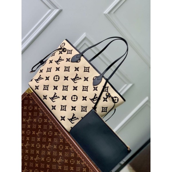 Replica Borsa tote Louis Vuitton Neverfull MM M22838 Imitazioni Outlet Online