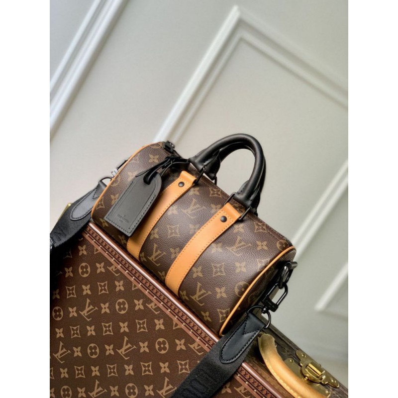 LOUIS VUITTON BORSONE DA VIAGGIO Keepall 55 Con Tracolla. Stampa Monogram