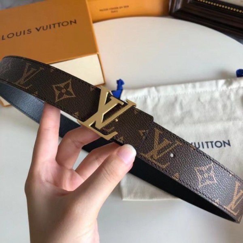 Replica Louis Vuitton LV Initiales 40MM Cintura reversibile Monogram  Eclipse M0285V Imitazioni Outlet Online