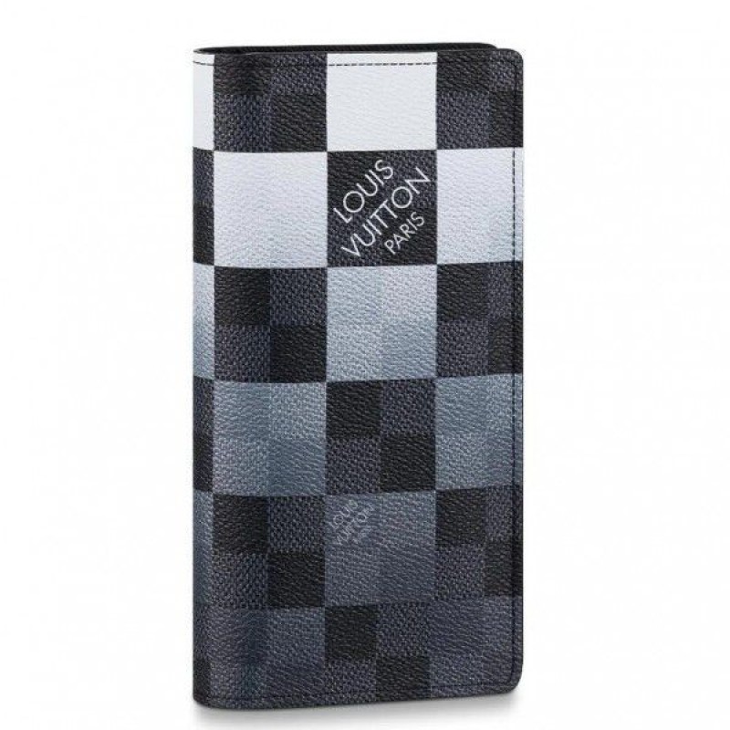 Louis Vuitton Pocket Organizer N40412 Damier Graphite Canvas Gray Blue