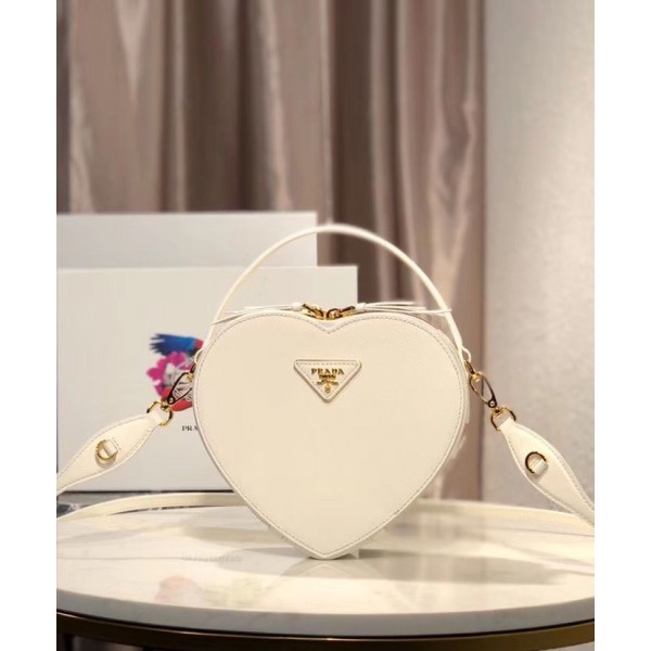 False Borsa Prada Odette 1BH144 bianca Imitazioni Outlet Online Italia