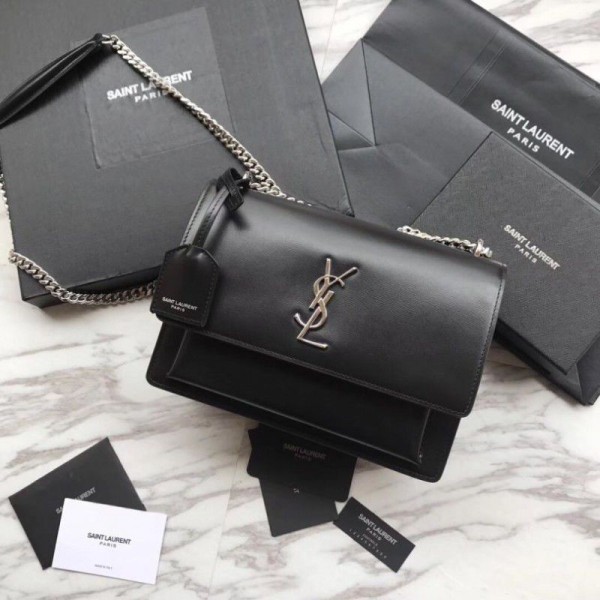 Yves saint laurent borsa argento new arrivals