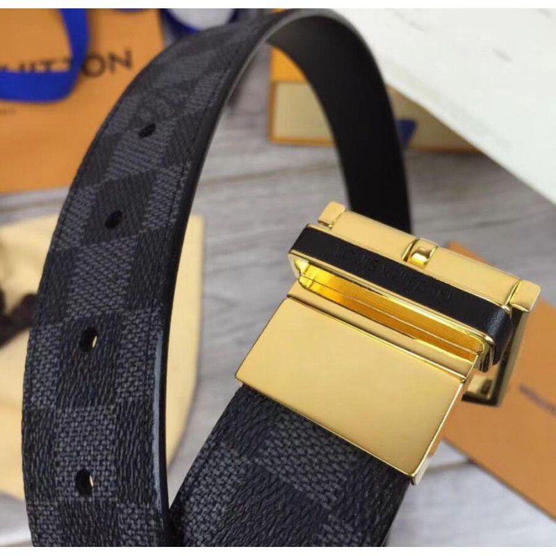 Replica Cintura Louis Vuitton Pont Neuf 35mm Pelle Taurillon M6065T  Imitazioni Outlet Online