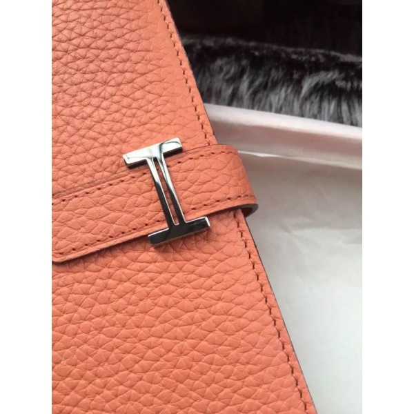 Replica Hermes Bearn Portafoglio in pelle Crevette Imitazioni Outlet Online Italia
